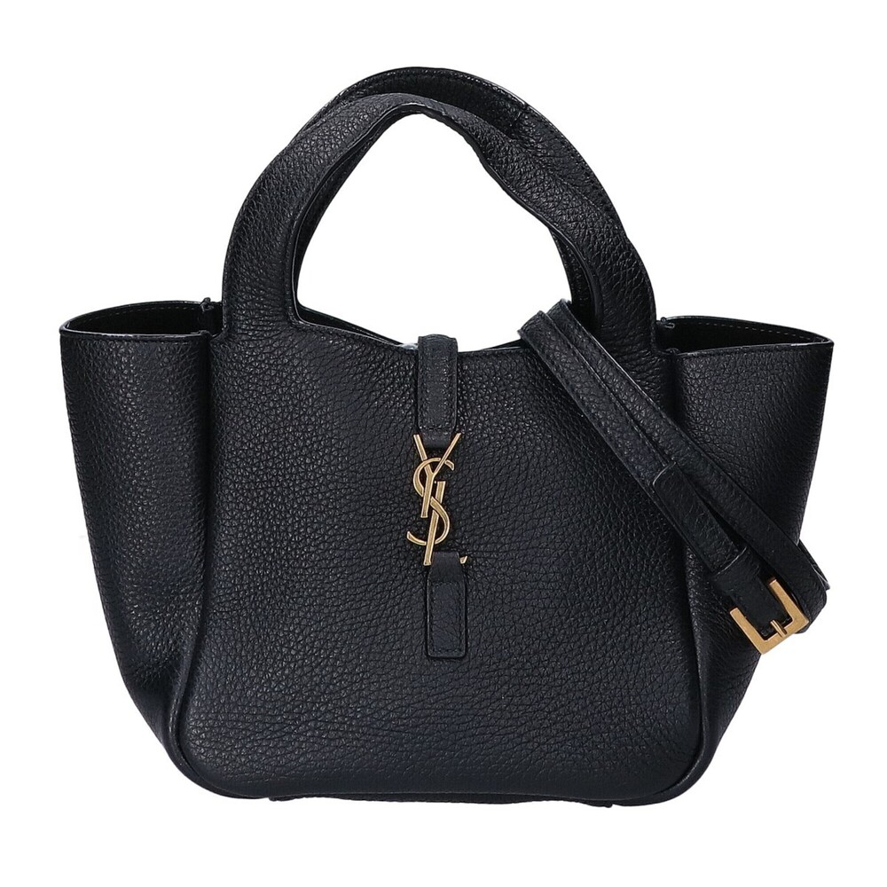 Yves Saint Laurent SAINT LAURENT PARIS 872469 LE 5 A 7 Baby Bear Grain Leathe...